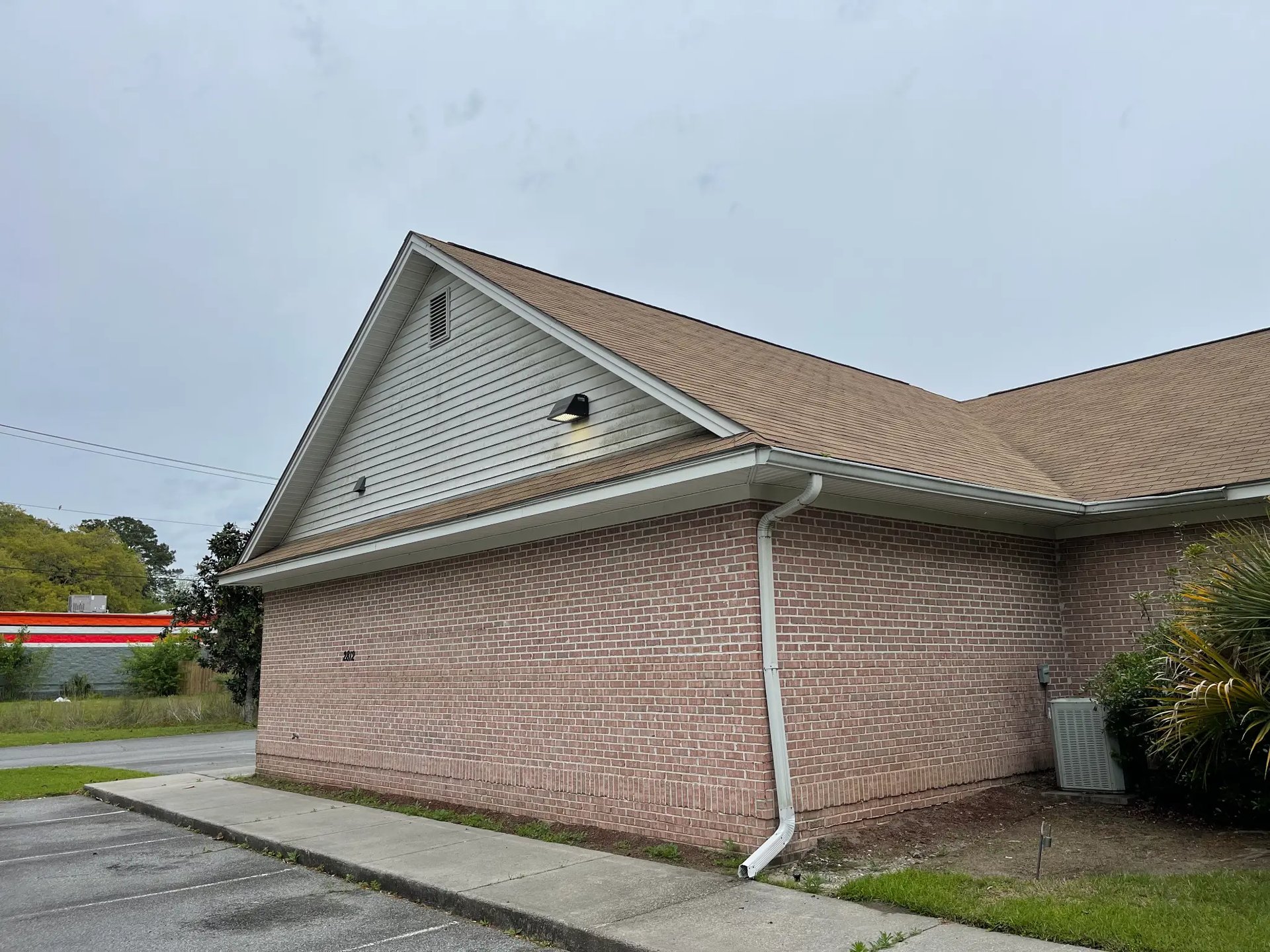 Building exterior front view